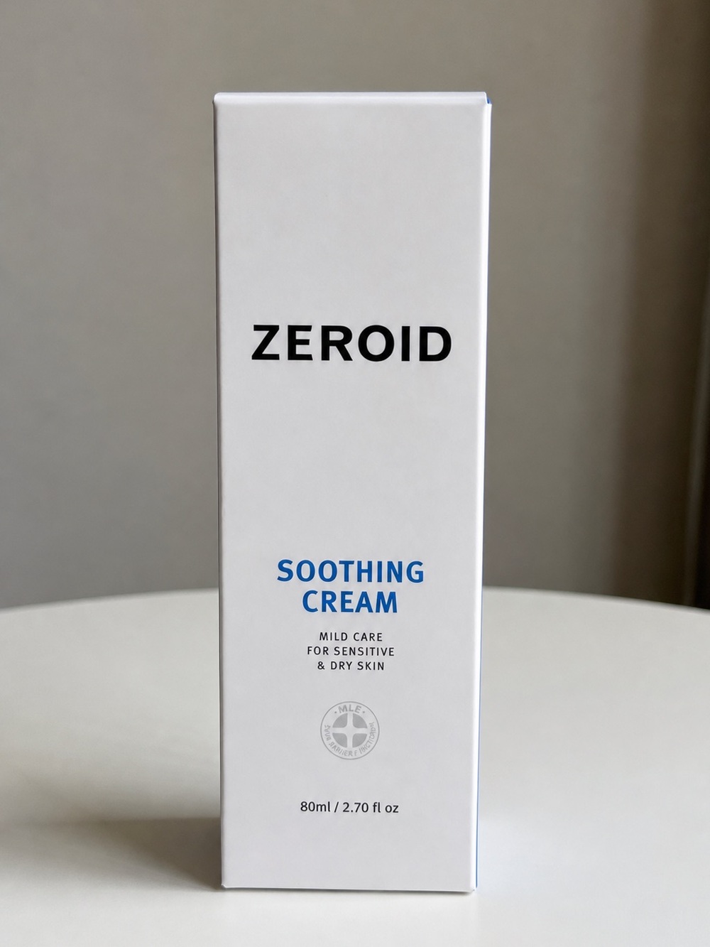 ZEROID Soothing Cream 80ml | K-Beauty Sensitive Skin Moisturizer Barrier Repair